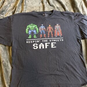 Marvel black shirt size 2 X